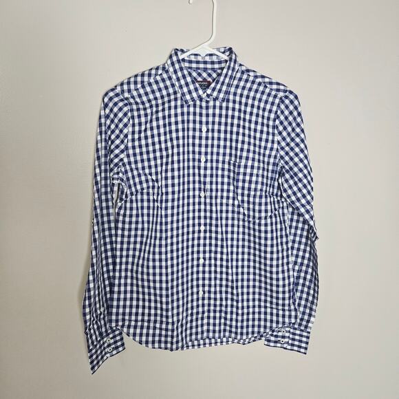 New Untuckit Belleza Plaid Button Down Cotton Long Sleeve Shirt Sz 2 - Picture 2 of 12